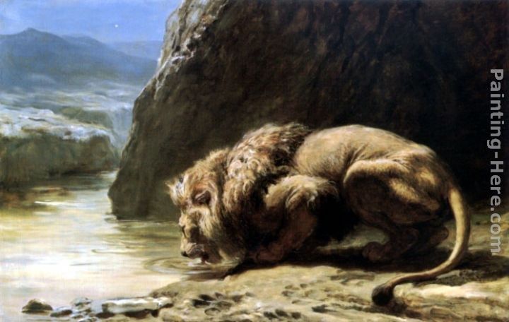 Briton Riviere The King Drinks